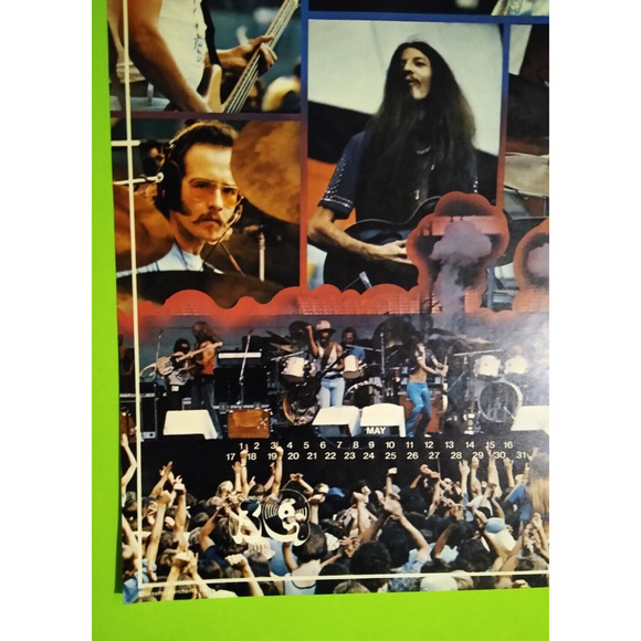 DOOBIE BROTHERS Vintage Rock Music Poster 50 Years Old From The Rocking 1970's - Picture 4 of 5